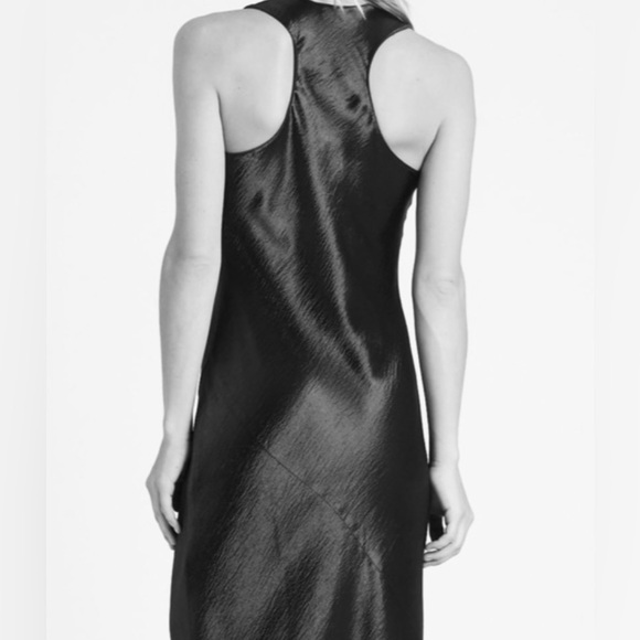 NWT!!!👠Bias Cut Midi Satin Dress - Black👠 - Picture 7 of 16